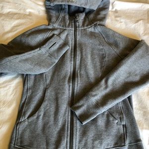 Lulu scuba hoodie gray